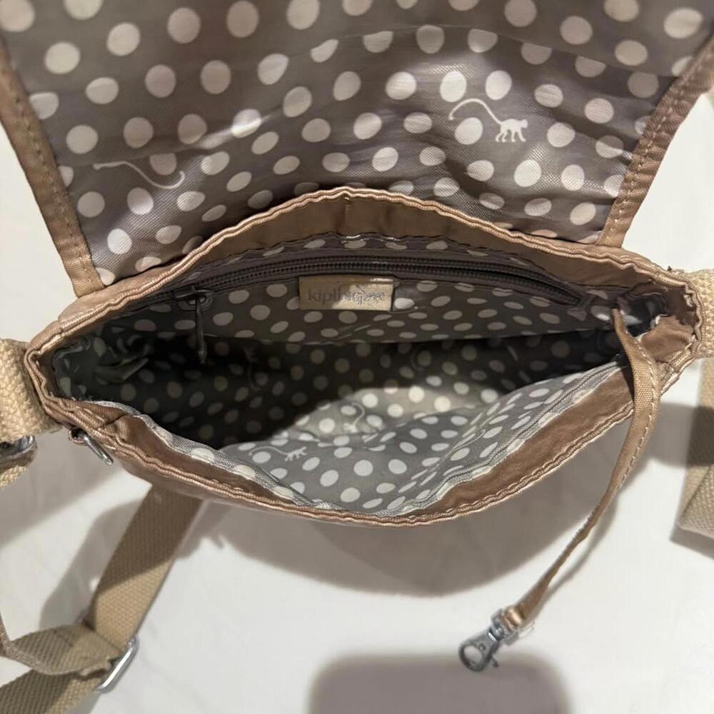 Kipling Sabian Crossbody Purse‎ Gold - Picture 6 of 7